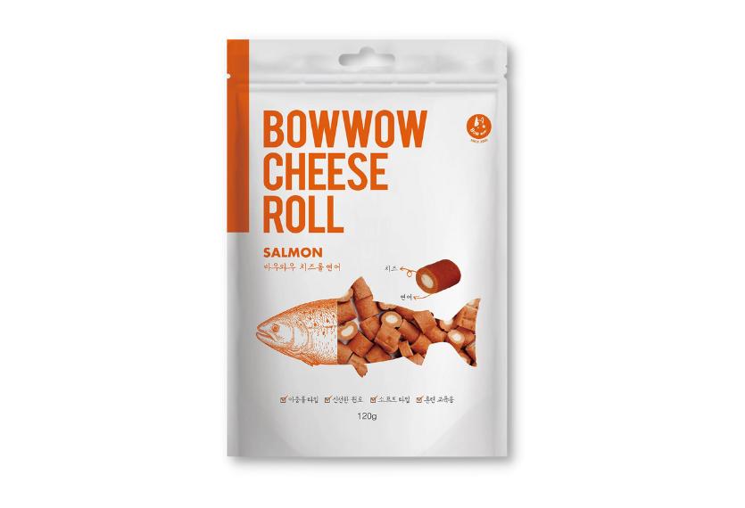 Bowwow - Phô Mai Cuộn 120g (Cá Hồi)