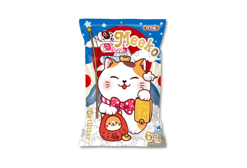 Meeko - Cát Đất Sét Mèo 6L (Phấn Em Bé)