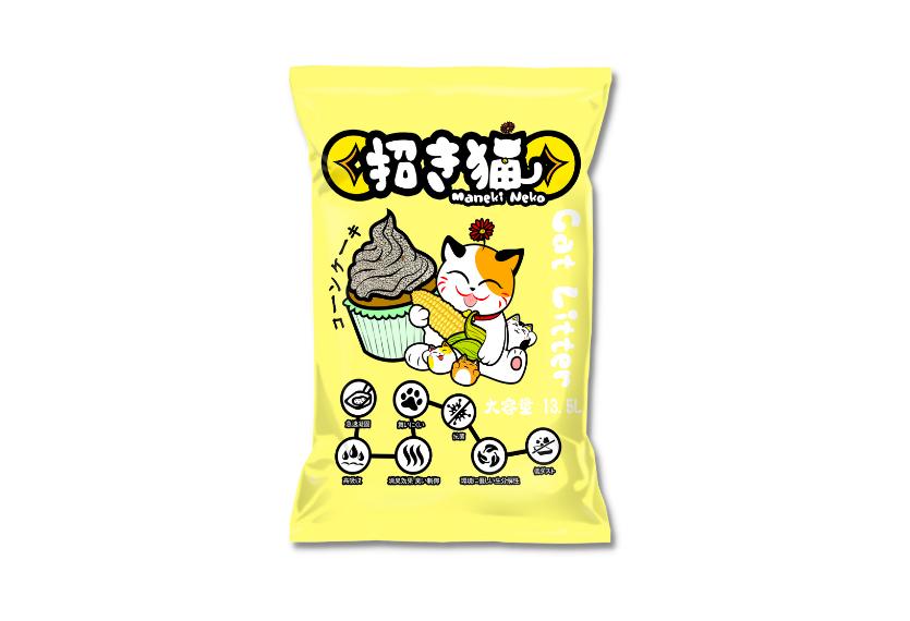 Maneki Neko - Cát Đất Sét Mèo 13.5L (Bắp)