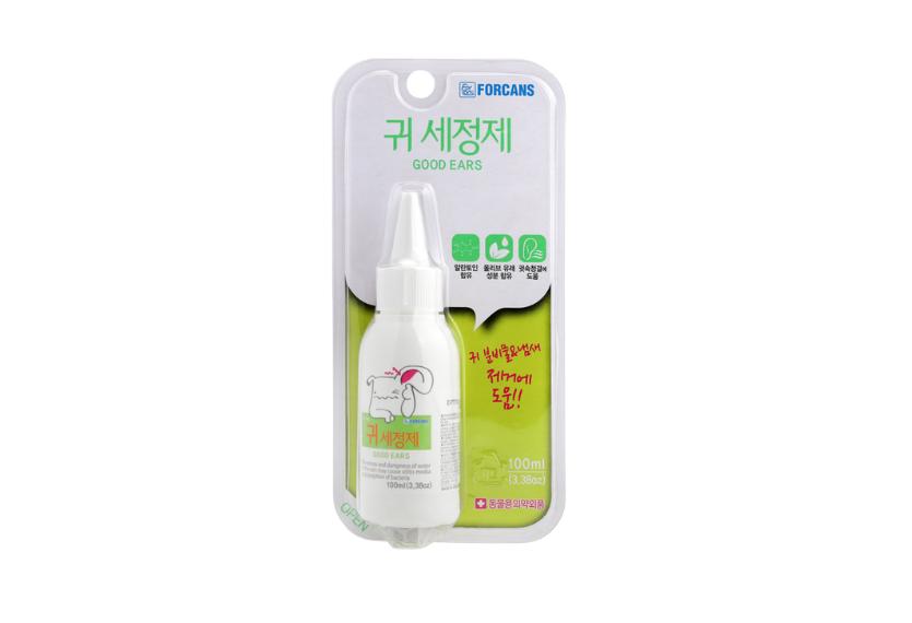 Forcans - Nước Vệ Sinh Tai Chó & Mèo 100ml