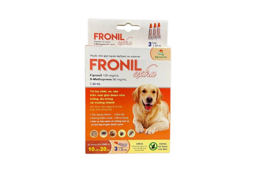 Fronil Extra - Nhỏ Gáy Trị Ve Rận chó (10 - 20kg)