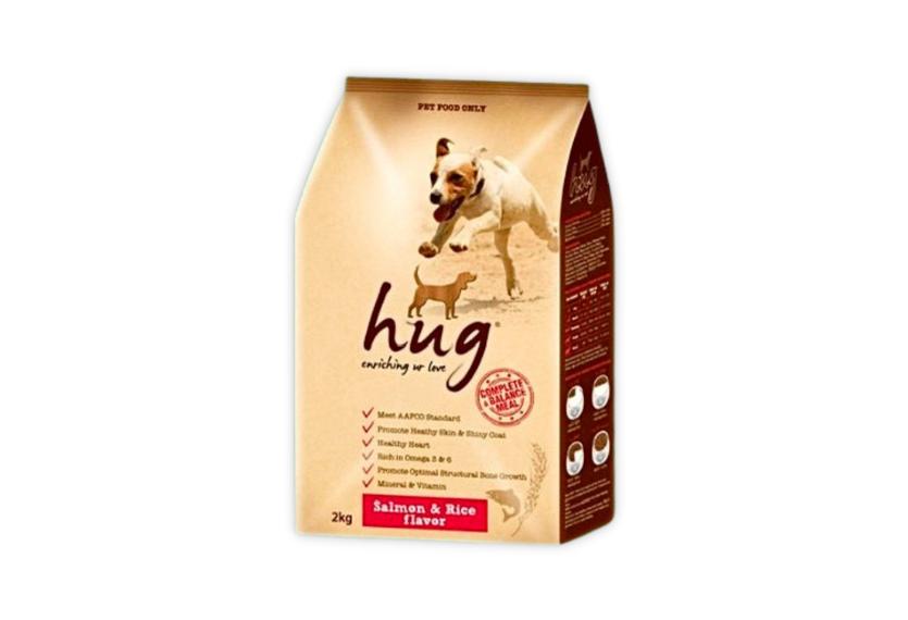 Hug - Hạt Cho Chó 2kg (Cá Hồi & Gạo)