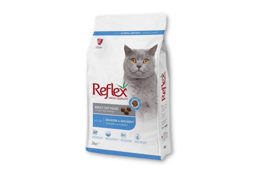 Reflex - Hạt Cho Mèo Lớn 2kg (Cá Hồi & Cá Cơm)