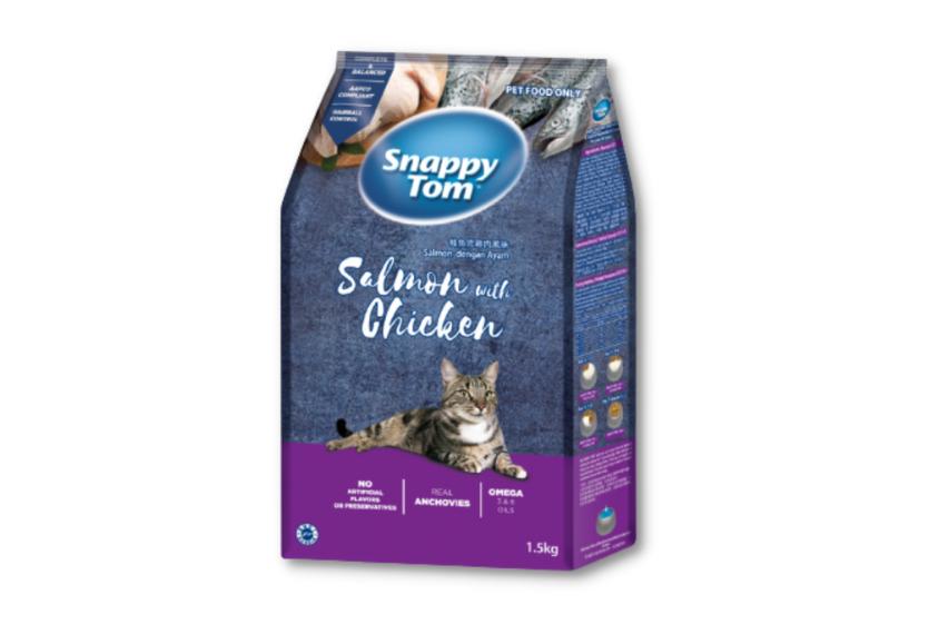 Snappy Tom - Hạt Mèo (Cá Hồi & Gà)