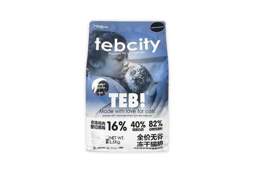 Tebcity E6 - Hạt Mèo (Cá Ngừ, Cá Hồi & Topping Gà)