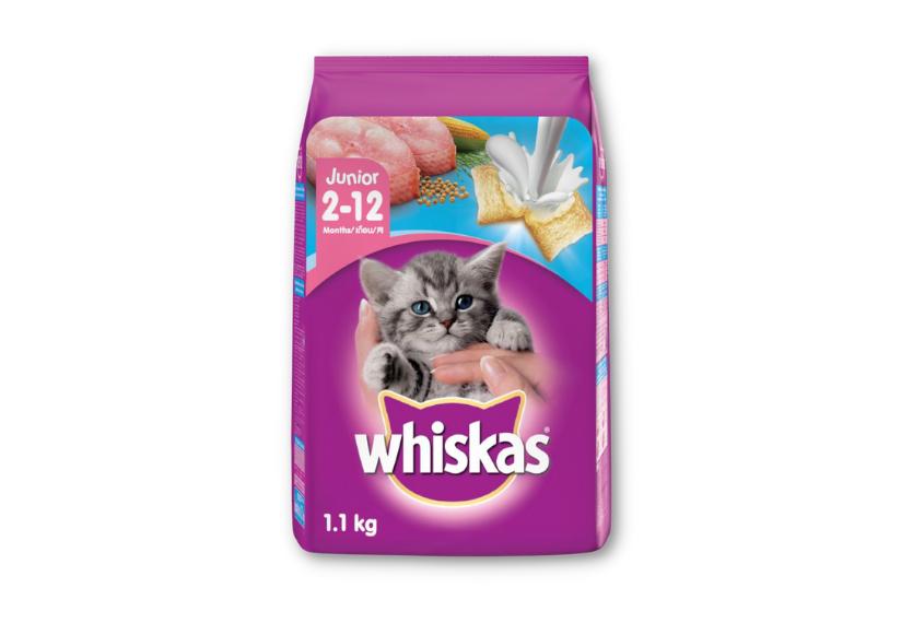 Whiskas - Hạt Cho Mèo Con 1.1kg (Cá Biển)