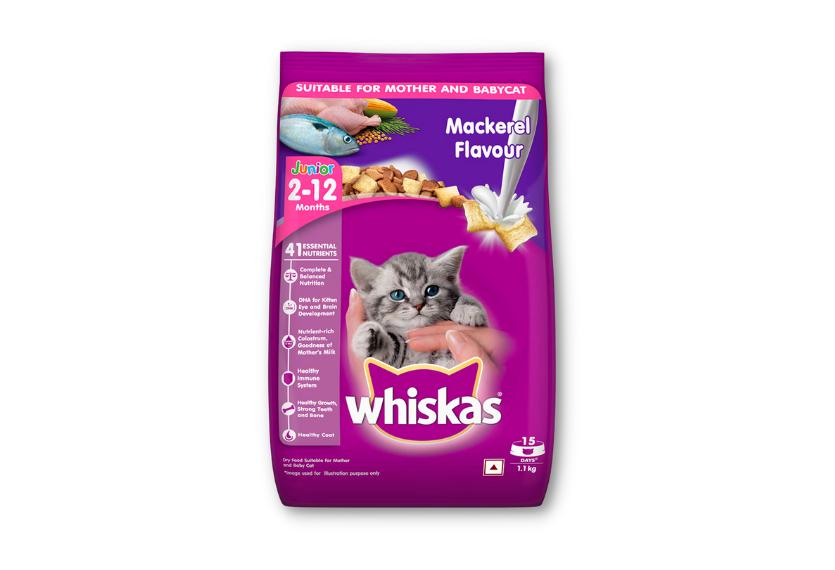 Whiskas - Hạt Cho Mèo Con 1.1kg (Cá Thu)