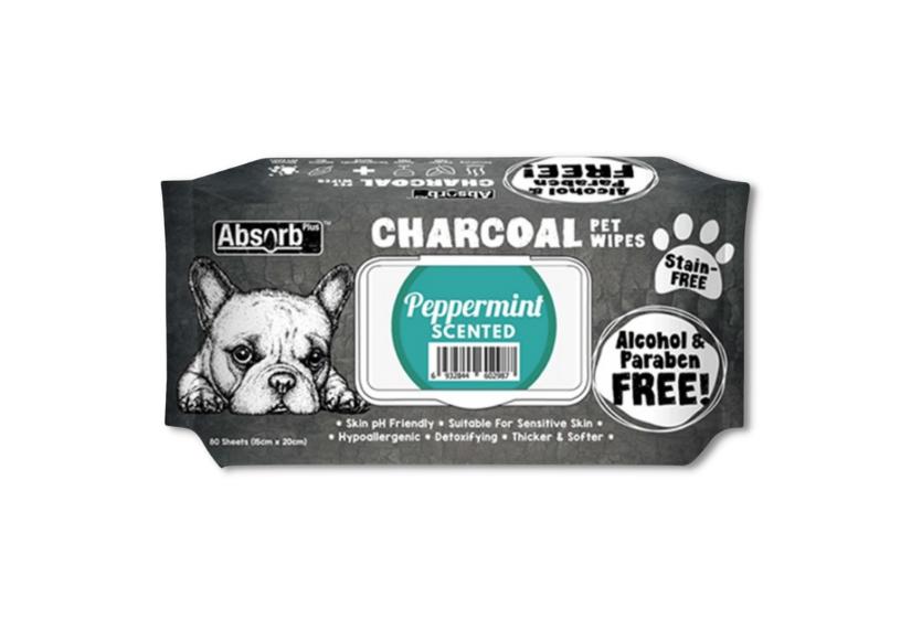 Absorb - Khăn Ướt Hoạt Tính Cho Chó (80M)