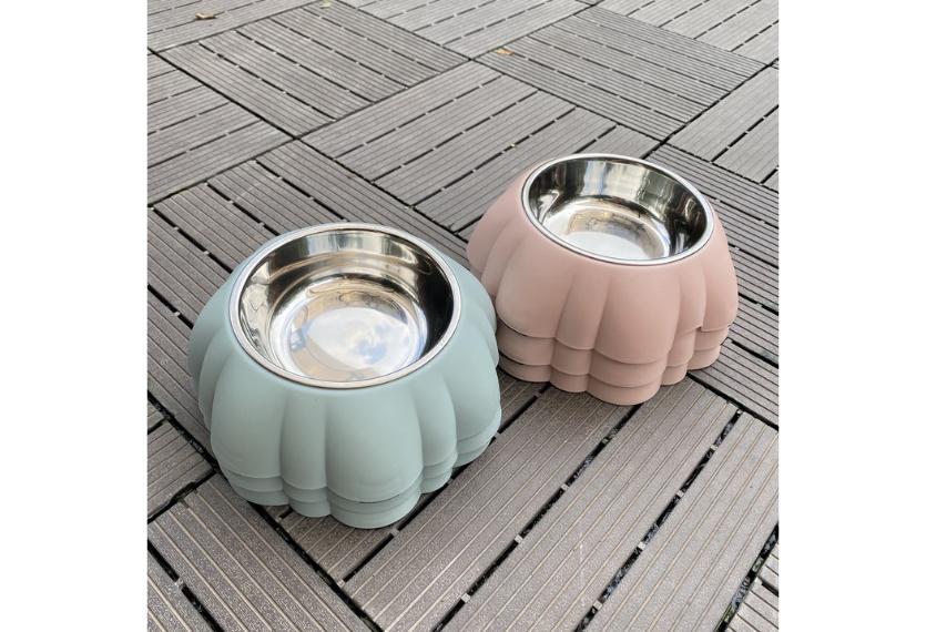 Letrungpet - Bát Ăn Đơn Lõi Inox Chó Mèo (Hình Sò)