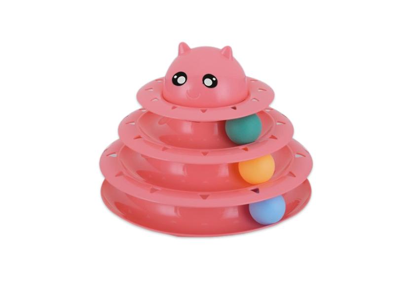 Letrungpet - Tháp Bóng 3 Tầng Cho Mèo