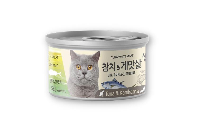 MeoWow - Thịt Hộp Cho Mèo 80g (Cá Ngừ & Thịt Cua)