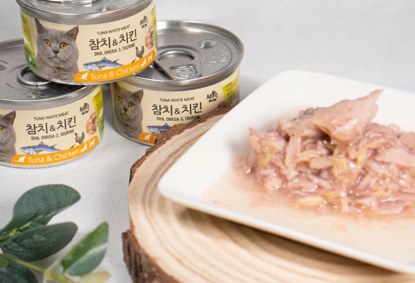 MeoWow - Thịt Hộp Cho Mèo 80g (Cá Ngừ & Gà)