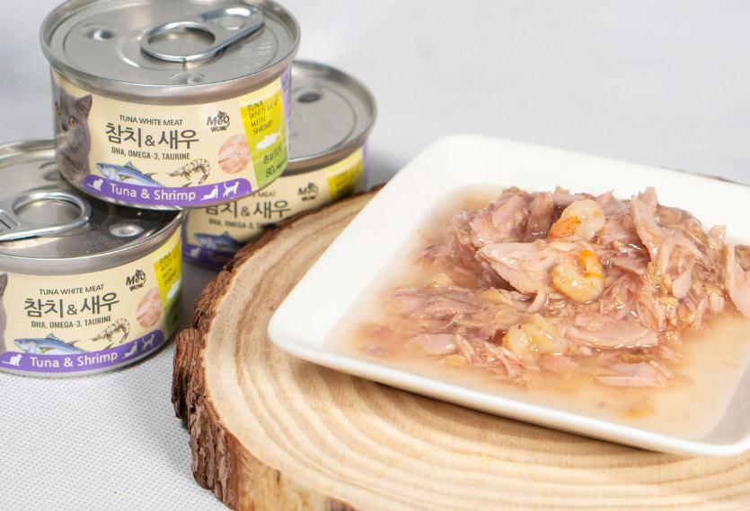 MeoWow - Thịt Hộp Cho Mèo 80g (Cá Ngừ & Tôm)