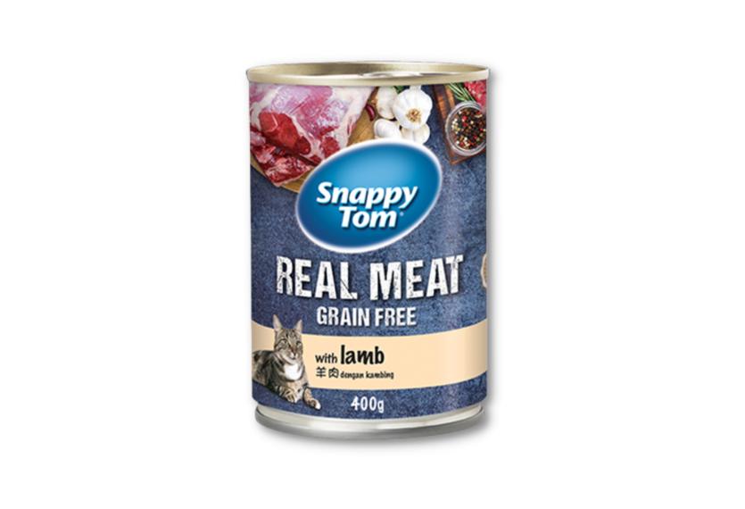 Snappy Tom (Real Meat) - Thịt Hộp Cho Mèo 400g (Thịt Cừu)