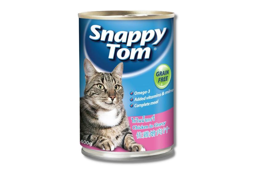 Snappy Tom - Pate Cho Mèo 400g (Thịt Gà - Gravy)