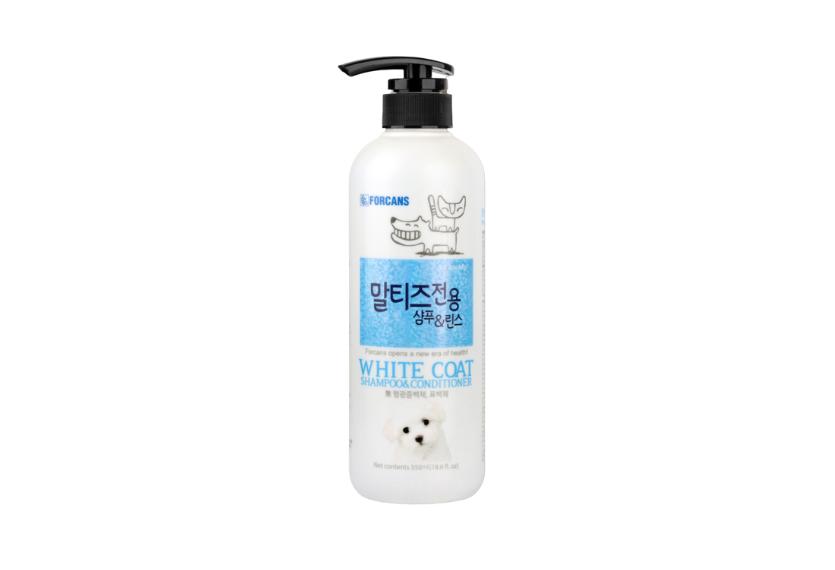 Forcans - Sữa Tắm Chó & Mèo 550ml (Lông Trắng)