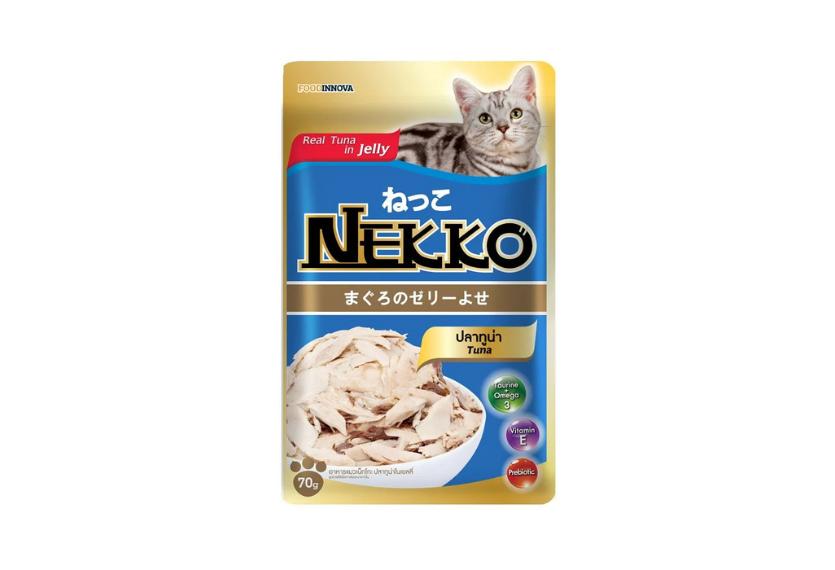 Nekko (Jelly) - Thịt Gói Cho Mèo 70g (Cá Ngừ)