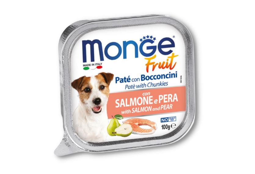 Monge Fresh - Pate Chó 100g (Cá Hồi & Quả Lê)