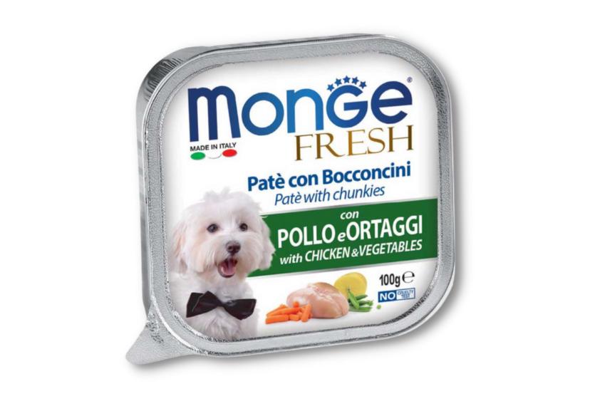Monge Fresh - Pate Chó 100g (Gà & Rau Củ)