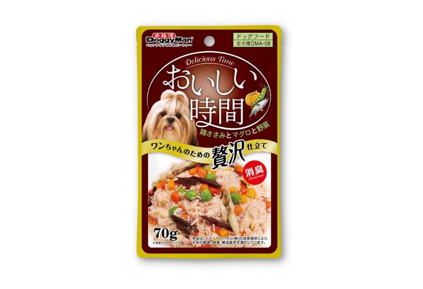 Doggyman - Thịt Gói Cho Chó 70g (Gà Với Cá & Rau)