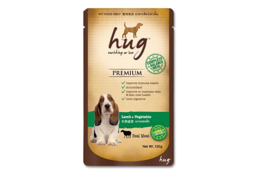 Hug - Pate Gói Cho Chó 120g (Thịt Cừu & Rau Củ)