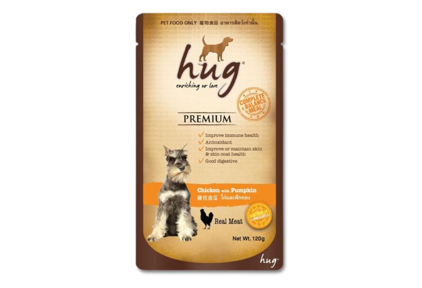 Hug - Pate Gói Cho Chó 120g (Gà & Bí Đỏ)