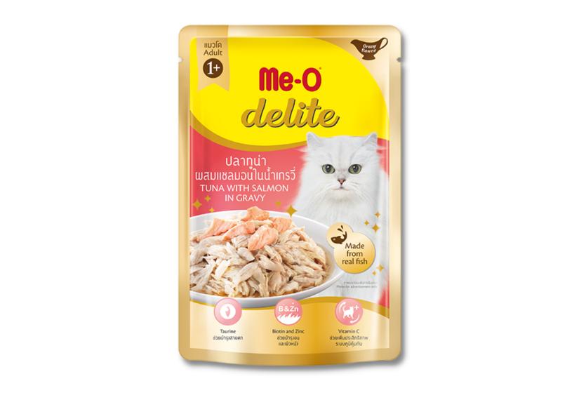 MeO Delite - Thịt Gói Cho Mèo 70g (Cá Ngừ & Cá Hồi)