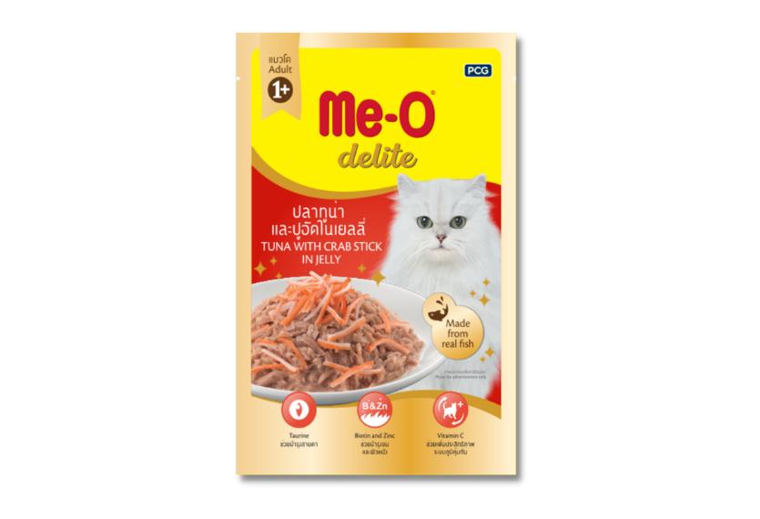 MeO Delite - Thịt Gói Cho Mèo 70g (Cá Ngừ & Cua)