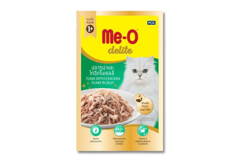MeO Delite - Thịt Gói Cho Mèo 70g (Cá Ngừ & Gà)