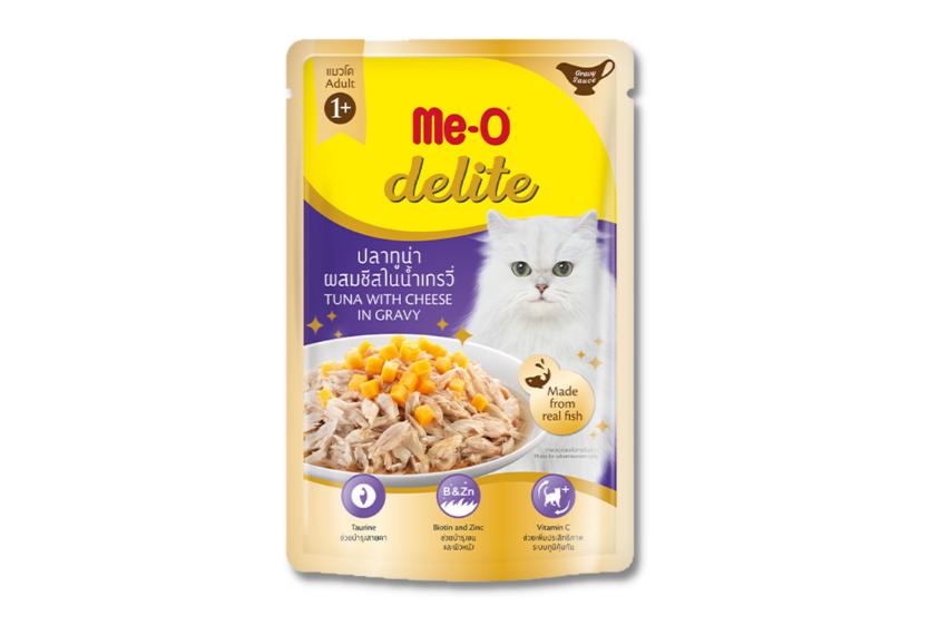 MeO Delite - Thịt Gói Cho Mèo 70g (Cá Ngừ & Phô Mai)