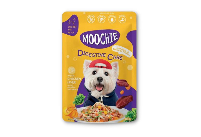 Moochie - Thịt Gói Cho Chó 85g (Thịt Gà & Gan)