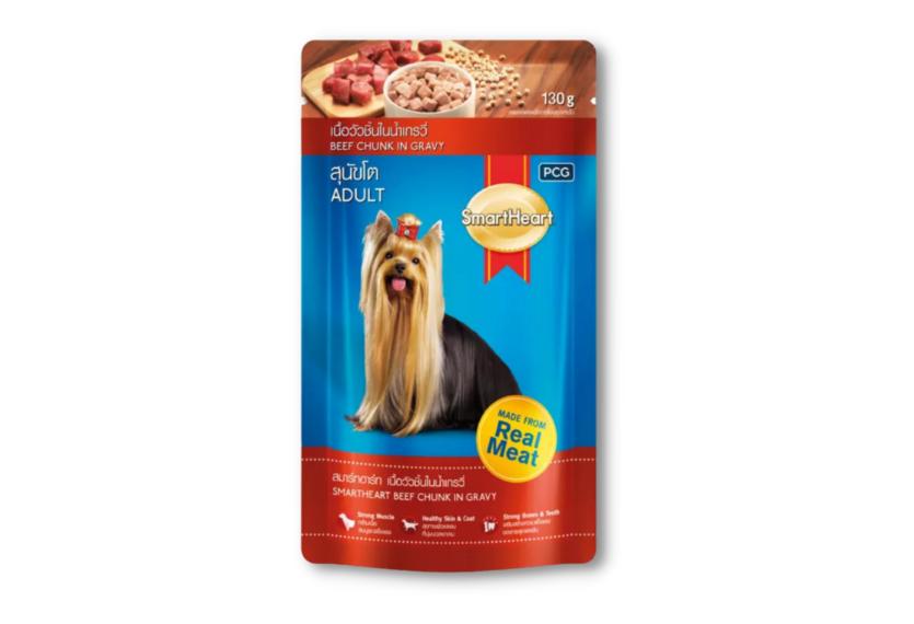Smartheart - Pate Gói Cho Chó 130g (Bò Viên)