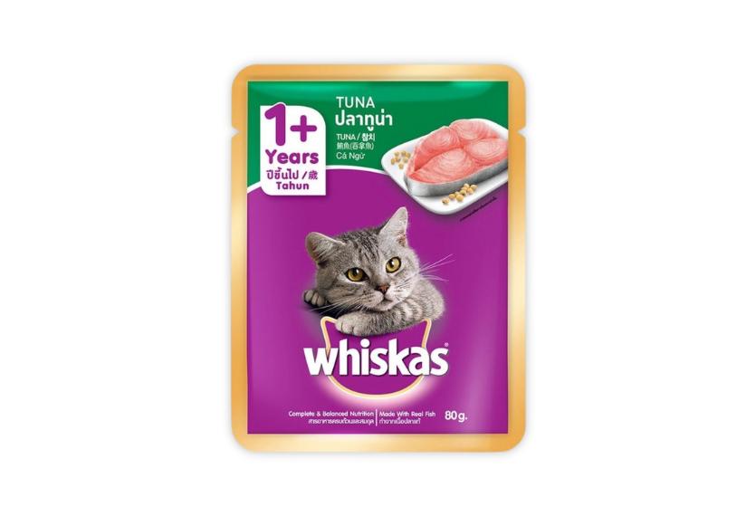 Whiskas - Pate Gói Cho Mèo Lớn 80g (Cá Ngừ)