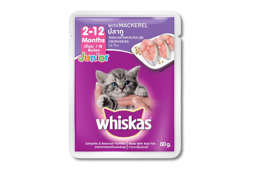 Whiskas - Pate Gói Cho Mèo Con 80g (Cá Thu)