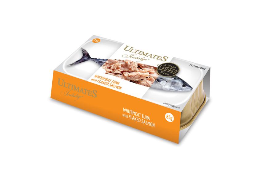 UltimateS - Thịt Hộp Cho Mèo 85g (Cá Ngừ & Cá Hồi Xé)