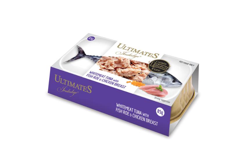 UltimateS - Thịt Hộp Cho Mèo 85g (Cá Ngừ Với Trứng Cá & Gà)