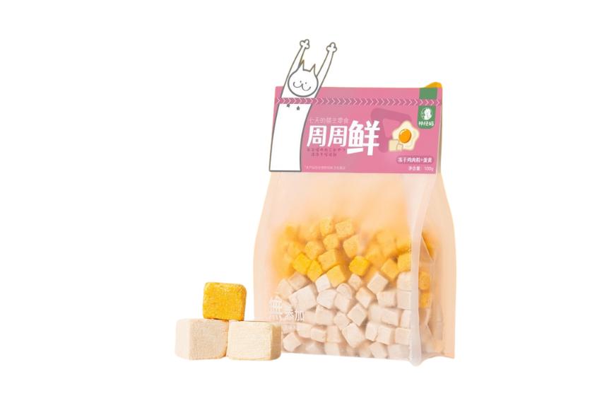 Zhou Zhou - Thịt Sấy Chó Mèo 100g (Thịt Gà & Lòng Đỏ)