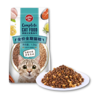 Happy 100 - Hạt Mèo 1.5kg (Thịt Gà & Topping Cá Hồi)