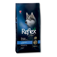 Reflex Plus - Hạt Chó Lớn Size Vừa 3kg (Cá Hồi)