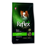 Reflex Plus - Hạt Chó Lớn Size Nhỏ 3kg (Thịt Gà)