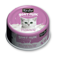 Kitcat - Thịt Hộp Cho Mèo 70g (Sữa Dê Với Cá Ngừ & Cua)