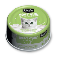 Kitcat - Thịt Hộp Cho Mèo 70g (Sữa Dê Với Cá Ngừ & Tôm)