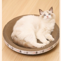 Letrungpet - Bàn Cào Móng Mèo Bằng Giấy (Hình Tròn)