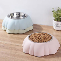 Letrungpet - Bát Ăn Đơn Lõi Inox Chó Mèo (Hình Sò)