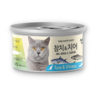 MeoWow - Thịt Hộp Cho Mèo 80g (Cá Ngừ & Cá Cơm)