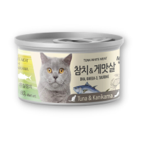 MeoWow - Thịt Hộp Cho Mèo 80g (Cá Ngừ & Thịt Cua)