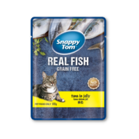 Snappy Tom (Real Fish) - Thịt Gói Cho Mèo 85g (Cá Ngừ)