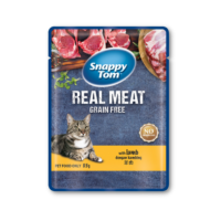 Snappy Tom (Real Meat) - Thịt Gói Cho Mèo 85g (Thịt Cừu)