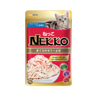Nekko (Jelly) - Thịt Gói Cho Mèo 70g (Cá Ngừ & Cua)