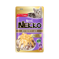 Nekko (Jelly) - Thịt Gói Cho Mèo 70g (Cá Ngừ & Phô Mai)